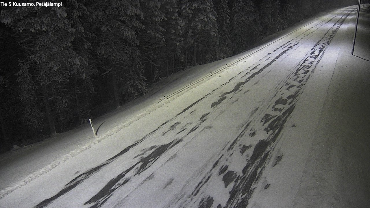 Kelikamerat Kuva Tie 5 Kuusamo, Petäjälampi, Kuusamo, Pohjois-Pohjanmaa