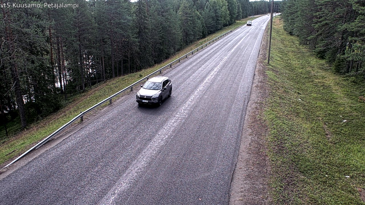 Weather Camera Image Road 5 Kuusamo, Petäjälampi, Kuusamo, Pohjois-Pohjanmaa