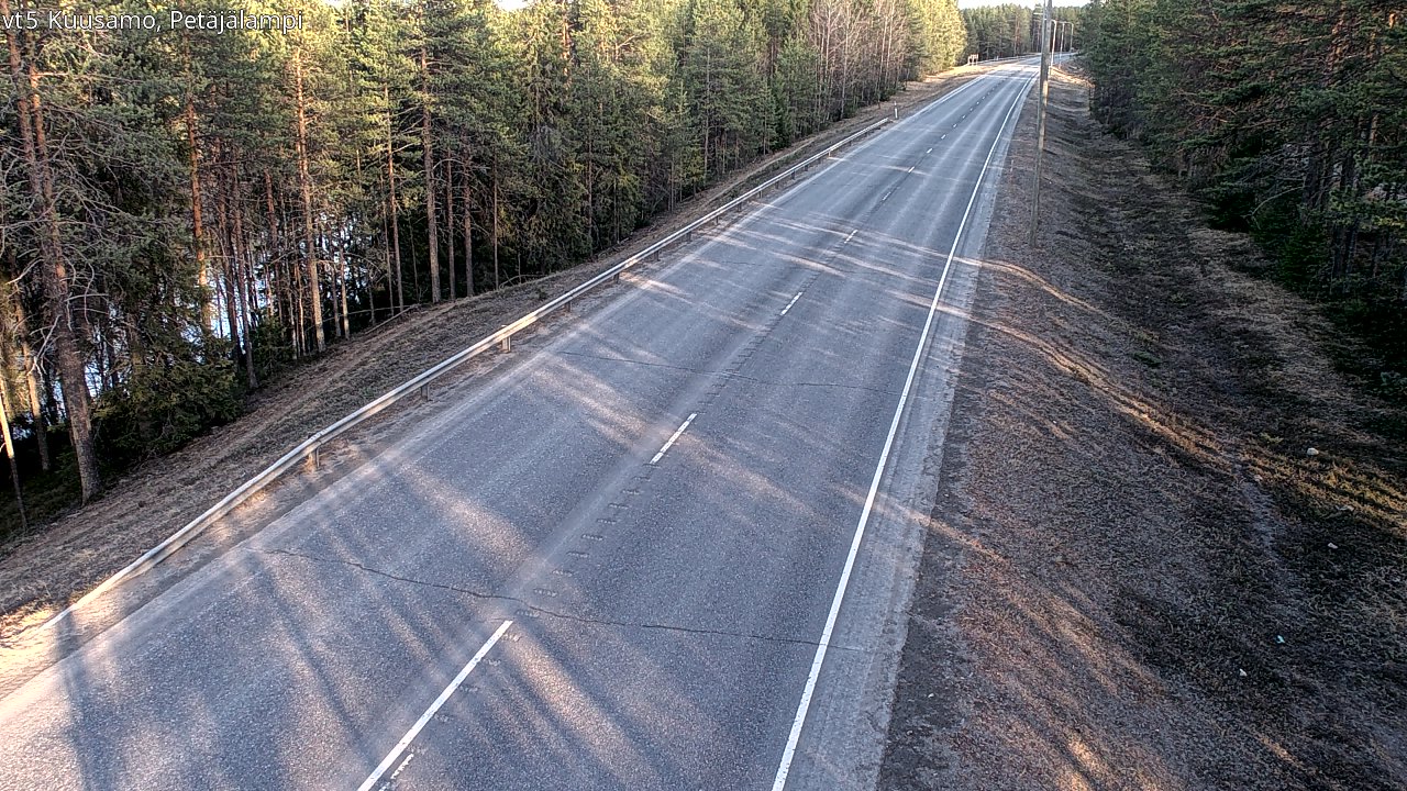 Kelikamerat Kuva Tie 5 Kuusamo, Petäjälampi, Kuusamo, Pohjois-Pohjanmaa