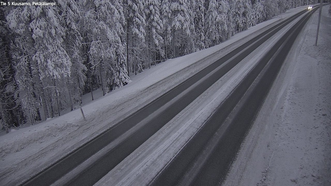 Kelikamerat Kuva Tie 5 Kuusamo, Petäjälampi, Kuusamo, Pohjois-Pohjanmaa