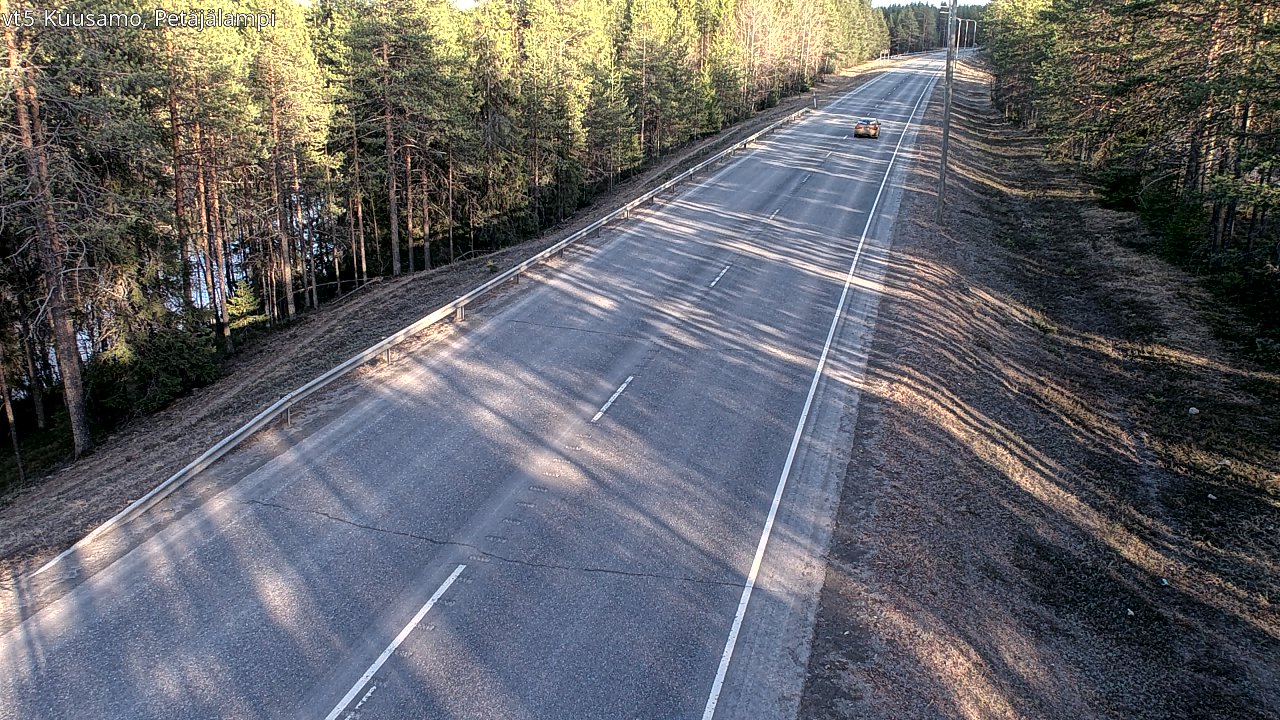 Kelikamerat Kuva Tie 5 Kuusamo, Petäjälampi, Kuusamo, Pohjois-Pohjanmaa