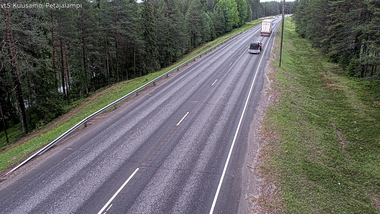 Kelikamerat Kuva Tie 5 Kuusamo, Petäjälampi, Kuusamo, Pohjois-Pohjanmaa