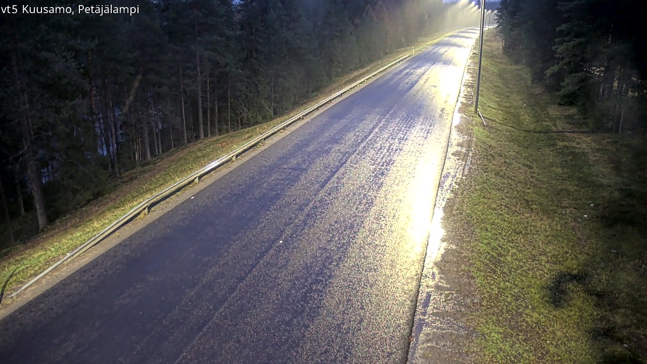 Weather Camera Image Road 5 Kuusamo, Petäjälampi, Kuusamo, Pohjois-Pohjanmaa