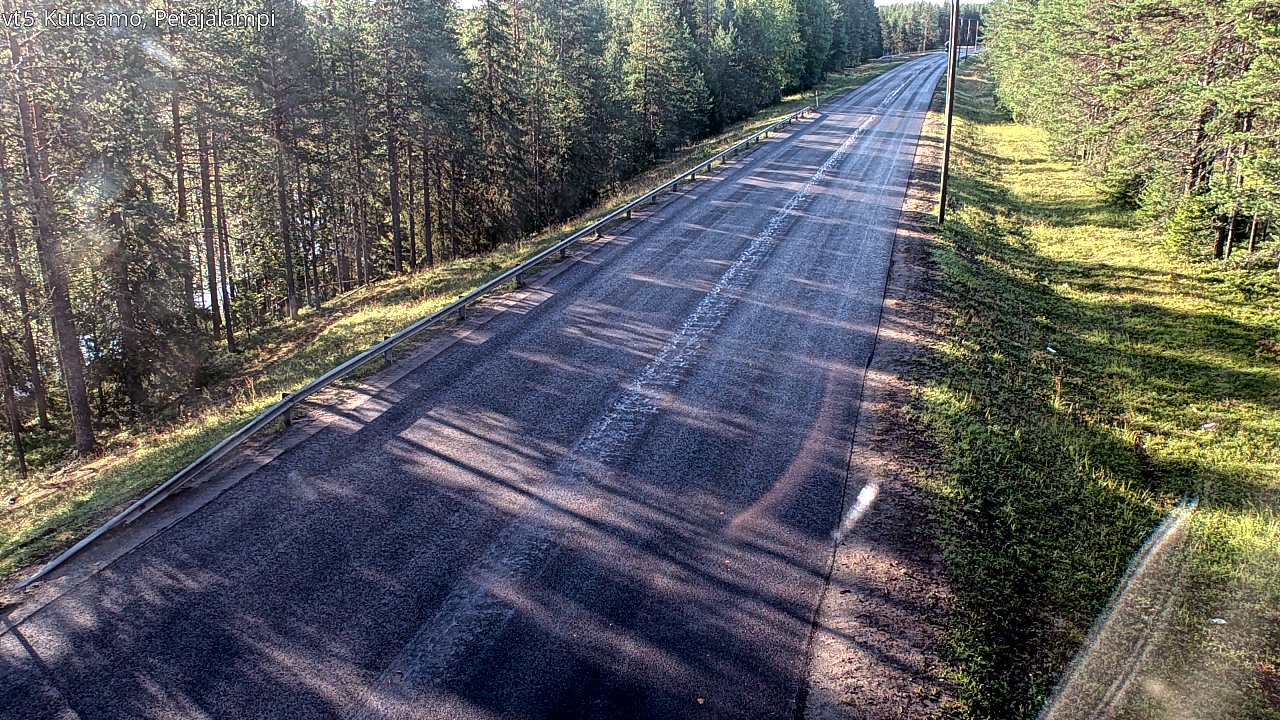 Weather Camera Image Road 5 Kuusamo, Petäjälampi, Kuusamo, Pohjois-Pohjanmaa