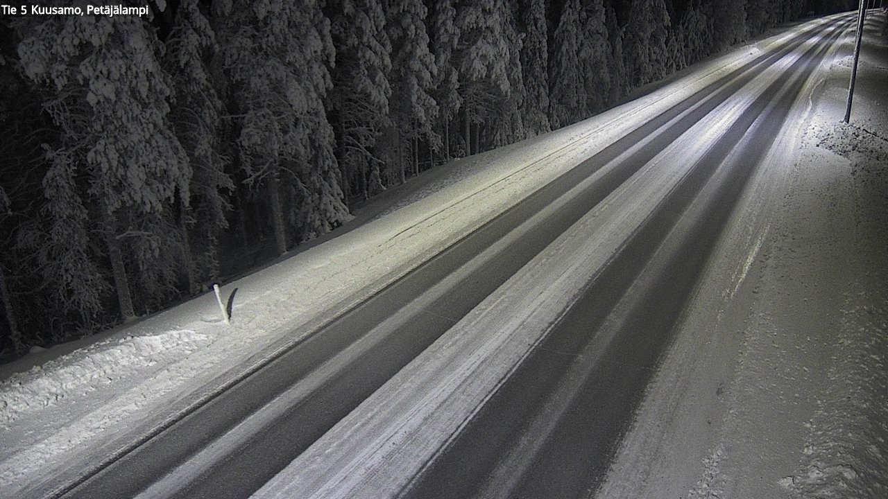 Kelikamerat Kuva Tie 5 Kuusamo, Petäjälampi, Kuusamo, Pohjois-Pohjanmaa