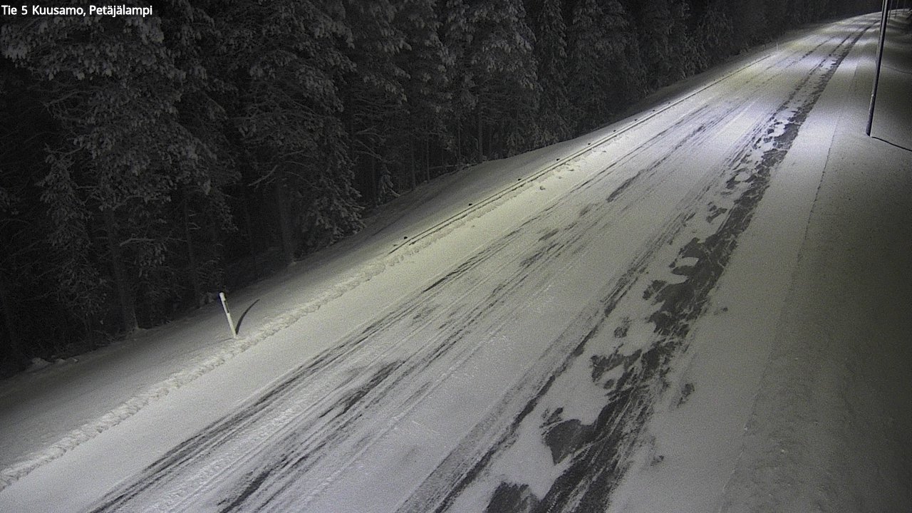 Kelikamerat Kuva Tie 5 Kuusamo, Petäjälampi, Kuusamo, Pohjois-Pohjanmaa