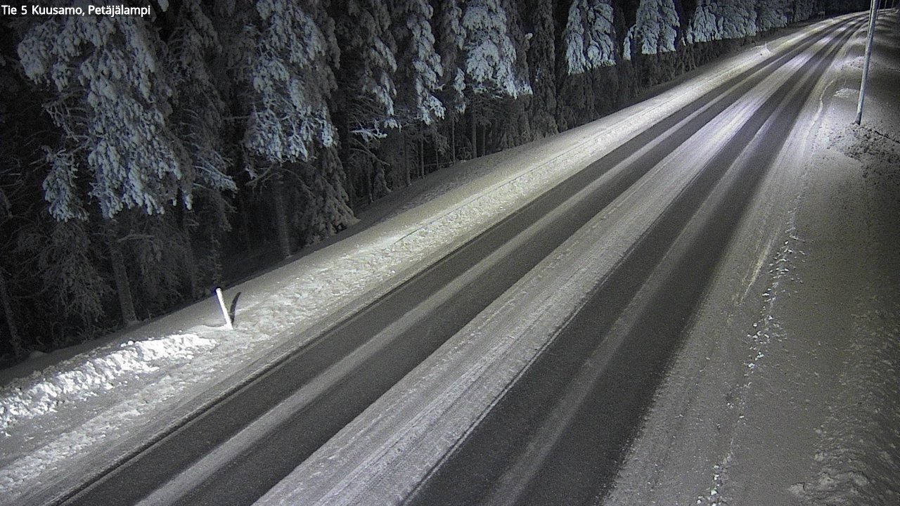 Kelikamerat Kuva Tie 5 Kuusamo, Petäjälampi, Kuusamo, Pohjois-Pohjanmaa