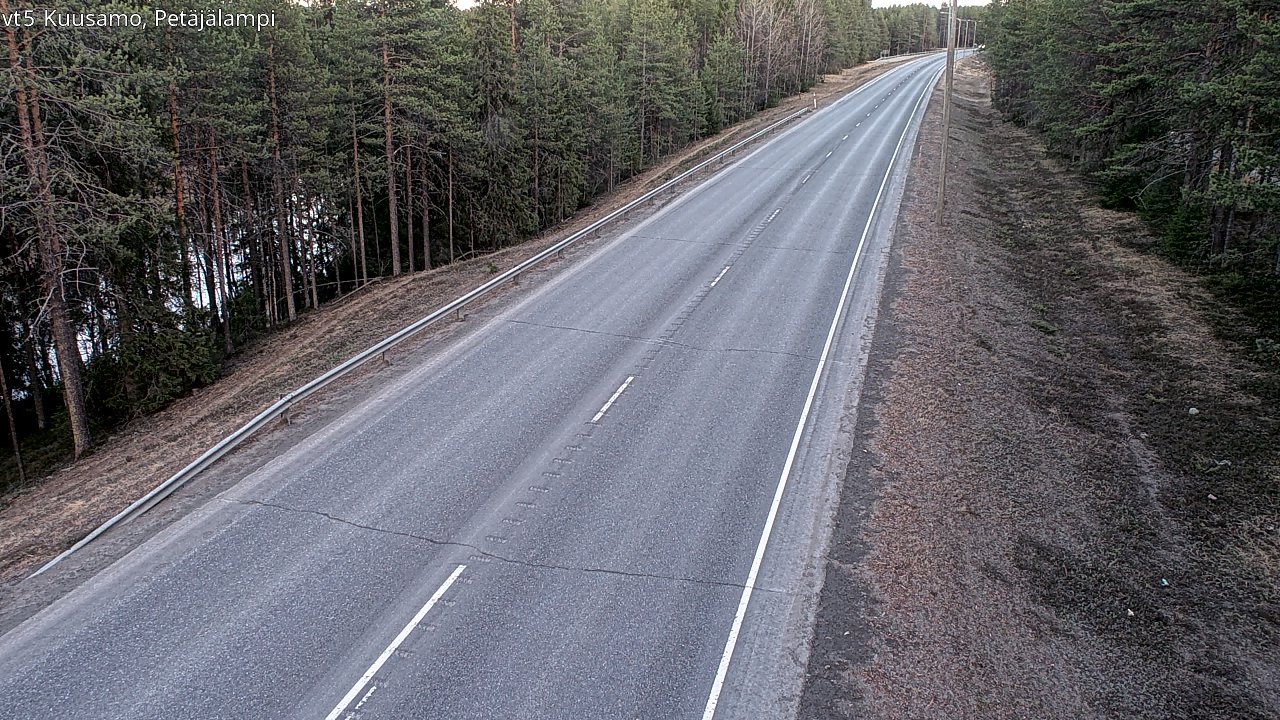 Kelikamerat Kuva Tie 5 Kuusamo, Petäjälampi, Kuusamo, Pohjois-Pohjanmaa