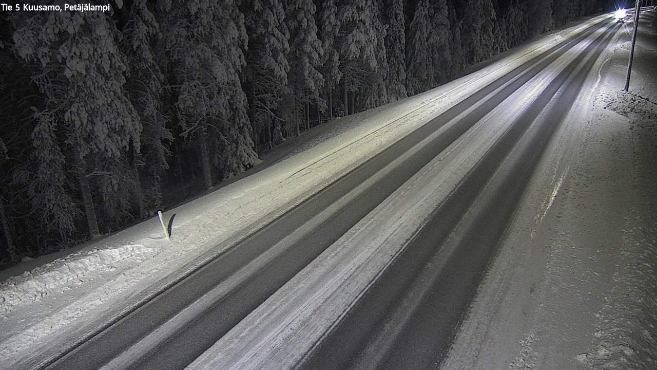 Kelikamerat Kuva Tie 5 Kuusamo, Petäjälampi, Kuusamo, Pohjois-Pohjanmaa