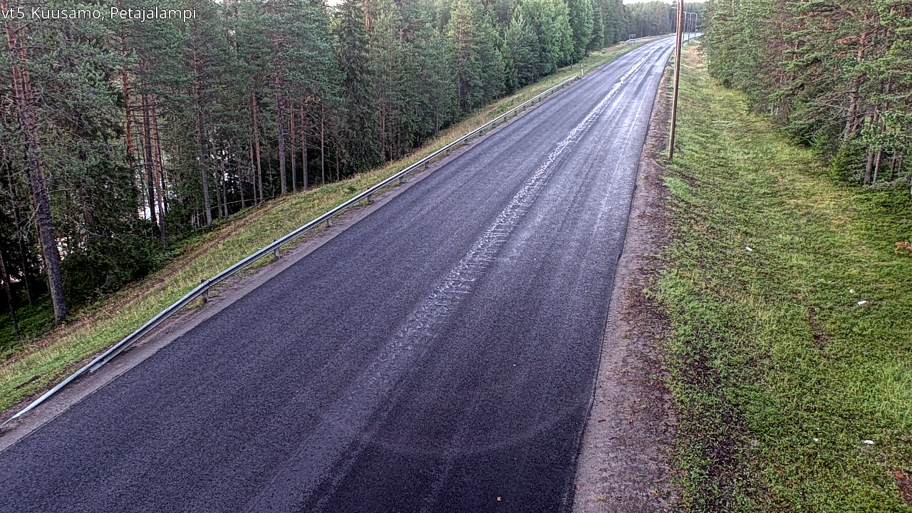 Kelikamerat Kuva Tie 5 Kuusamo, Petäjälampi, Kuusamo, Pohjois-Pohjanmaa