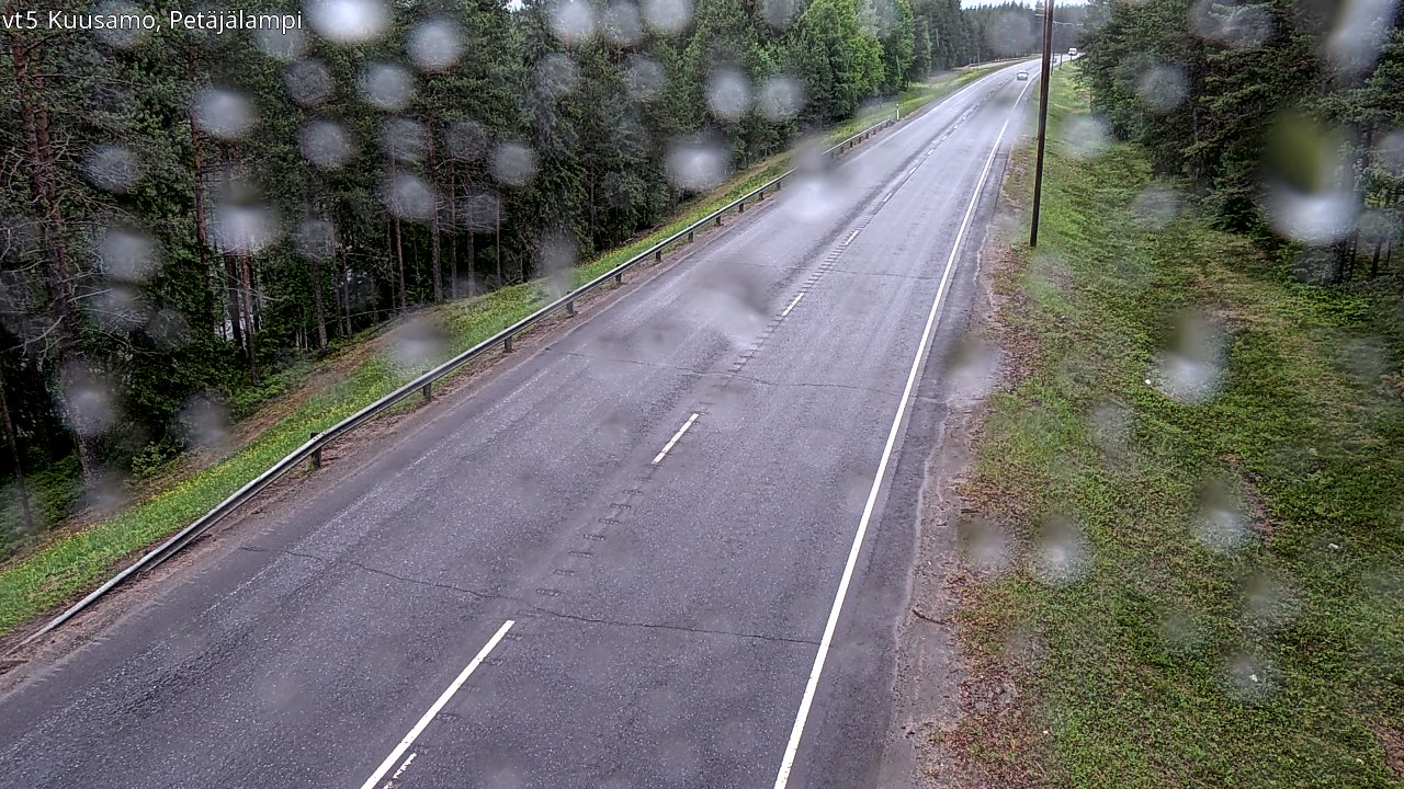 Weather Camera Image Road 5 Kuusamo, Petäjälampi, Kuusamo, Pohjois-Pohjanmaa