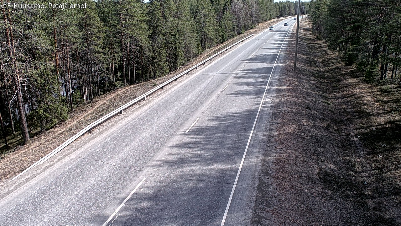 Kelikamerat Kuva Tie 5 Kuusamo, Petäjälampi, Kuusamo, Pohjois-Pohjanmaa