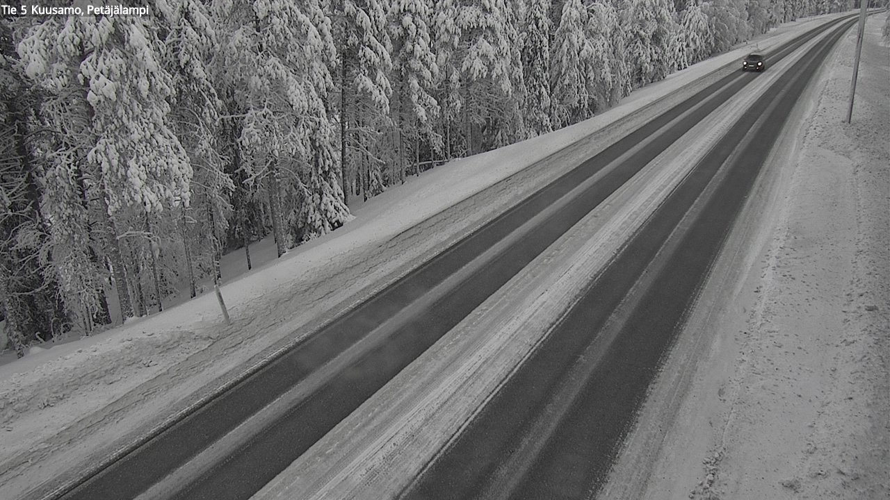 Kelikamerat Kuva Tie 5 Kuusamo, Petäjälampi, Kuusamo, Pohjois-Pohjanmaa