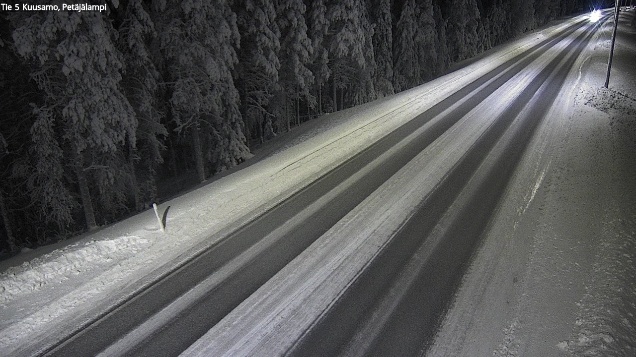 Kelikamerat Kuva Tie 5 Kuusamo, Petäjälampi, Kuusamo, Pohjois-Pohjanmaa