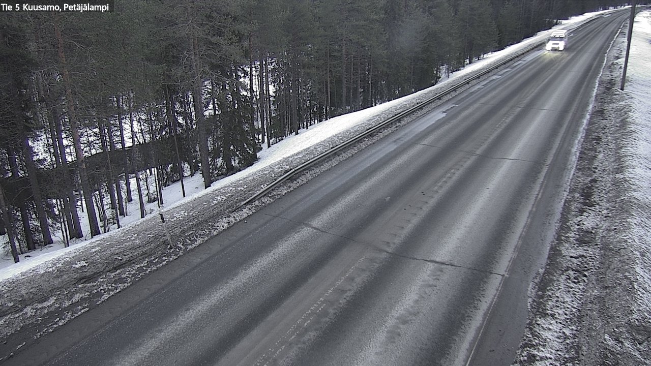 Weather Camera Image Road 5 Kuusamo, Petäjälampi, Kuusamo, Pohjois-Pohjanmaa