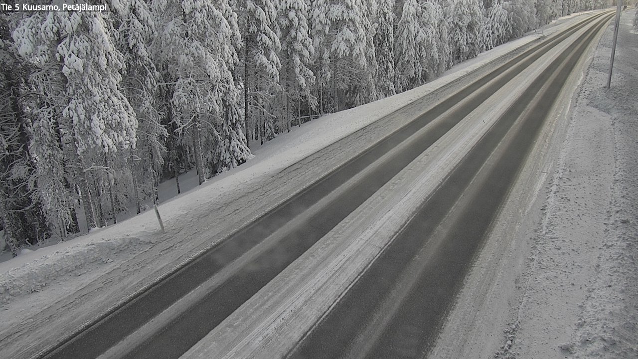 Kelikamerat Kuva Tie 5 Kuusamo, Petäjälampi, Kuusamo, Pohjois-Pohjanmaa