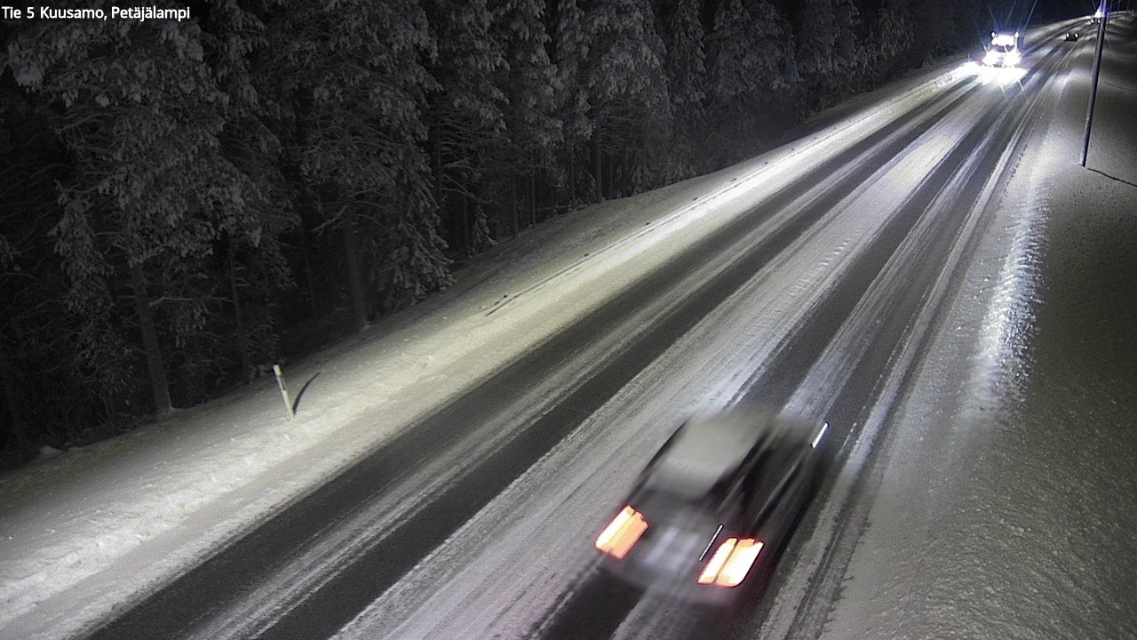 Weather Camera Image Road 5 Kuusamo, Petäjälampi, Kuusamo, Pohjois-Pohjanmaa