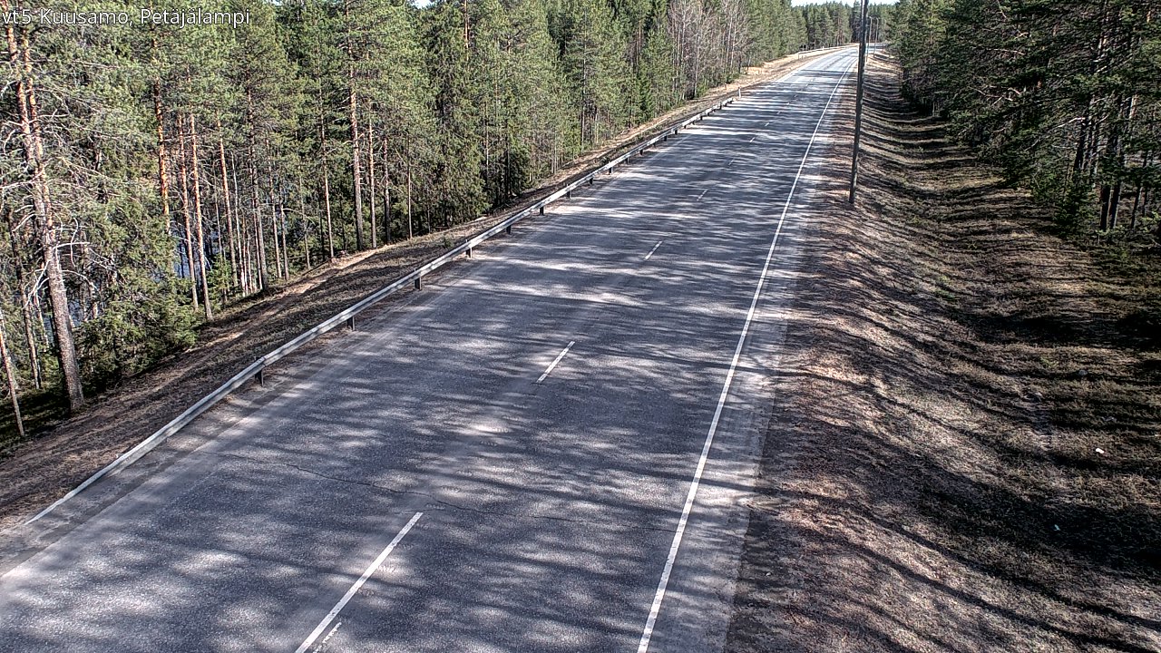 Kelikamerat Kuva Tie 5 Kuusamo, Petäjälampi, Kuusamo, Pohjois-Pohjanmaa