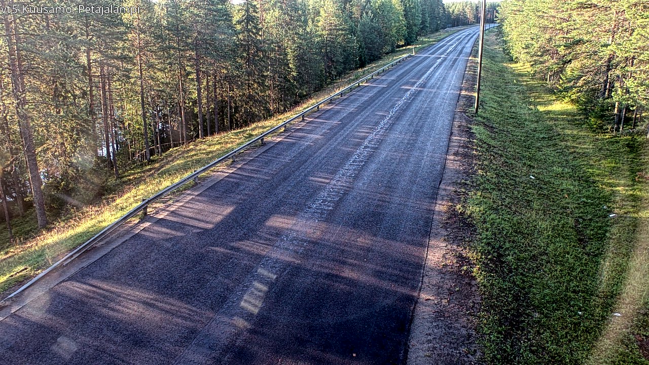 Weather Camera Image Road 5 Kuusamo, Petäjälampi, Kuusamo, Pohjois-Pohjanmaa
