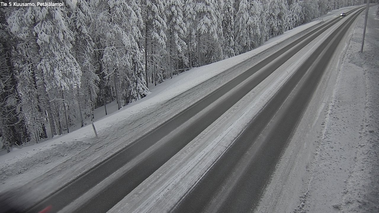 Kelikamerat Kuva Tie 5 Kuusamo, Petäjälampi, Kuusamo, Pohjois-Pohjanmaa