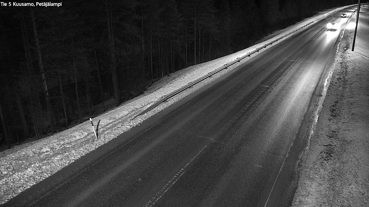 Kelikamerat Kuva Tie 5 Kuusamo, Petäjälampi, Kuusamo, Pohjois-Pohjanmaa