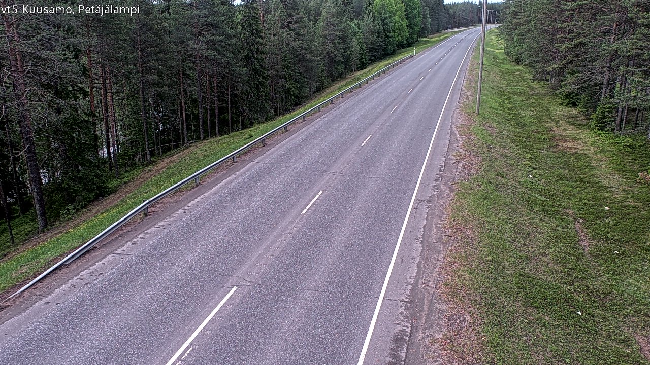 Kelikamerat Kuva Tie 5 Kuusamo, Petäjälampi, Kuusamo, Pohjois-Pohjanmaa