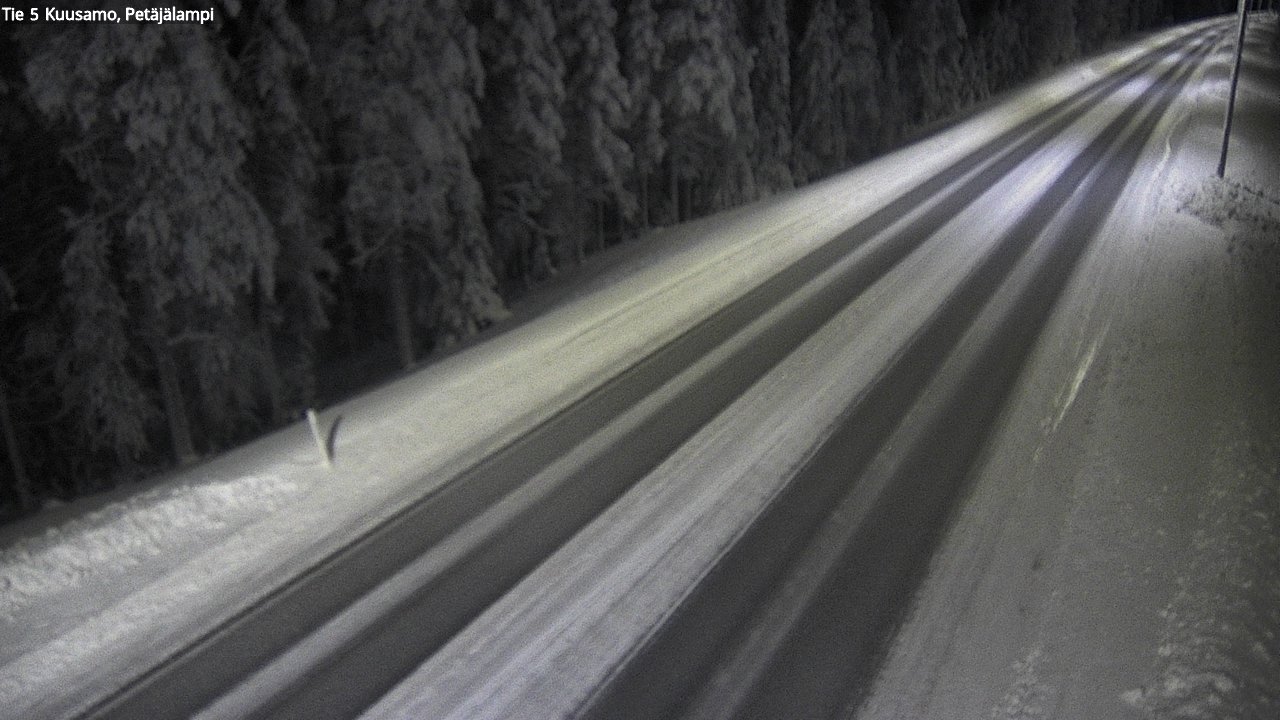 Kelikamerat Kuva Tie 5 Kuusamo, Petäjälampi, Kuusamo, Pohjois-Pohjanmaa