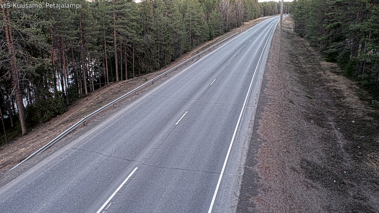 Kelikamerat Kuva Tie 5 Kuusamo, Petäjälampi, Kuusamo, Pohjois-Pohjanmaa
