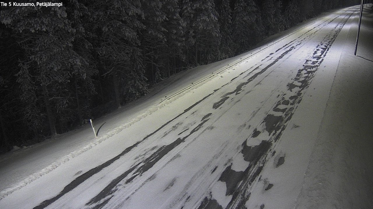 Kelikamerat Kuva Tie 5 Kuusamo, Petäjälampi, Kuusamo, Pohjois-Pohjanmaa