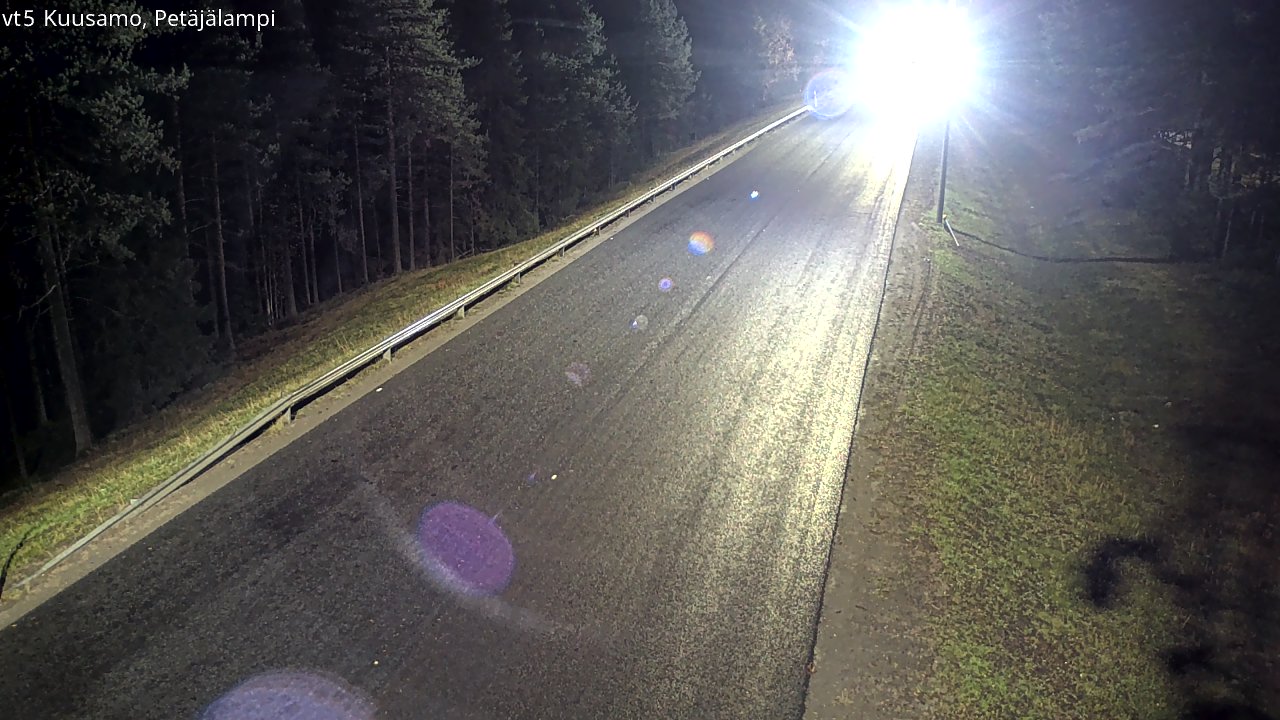 Weather Camera Image Road 5 Kuusamo, Petäjälampi, Kuusamo, Pohjois-Pohjanmaa