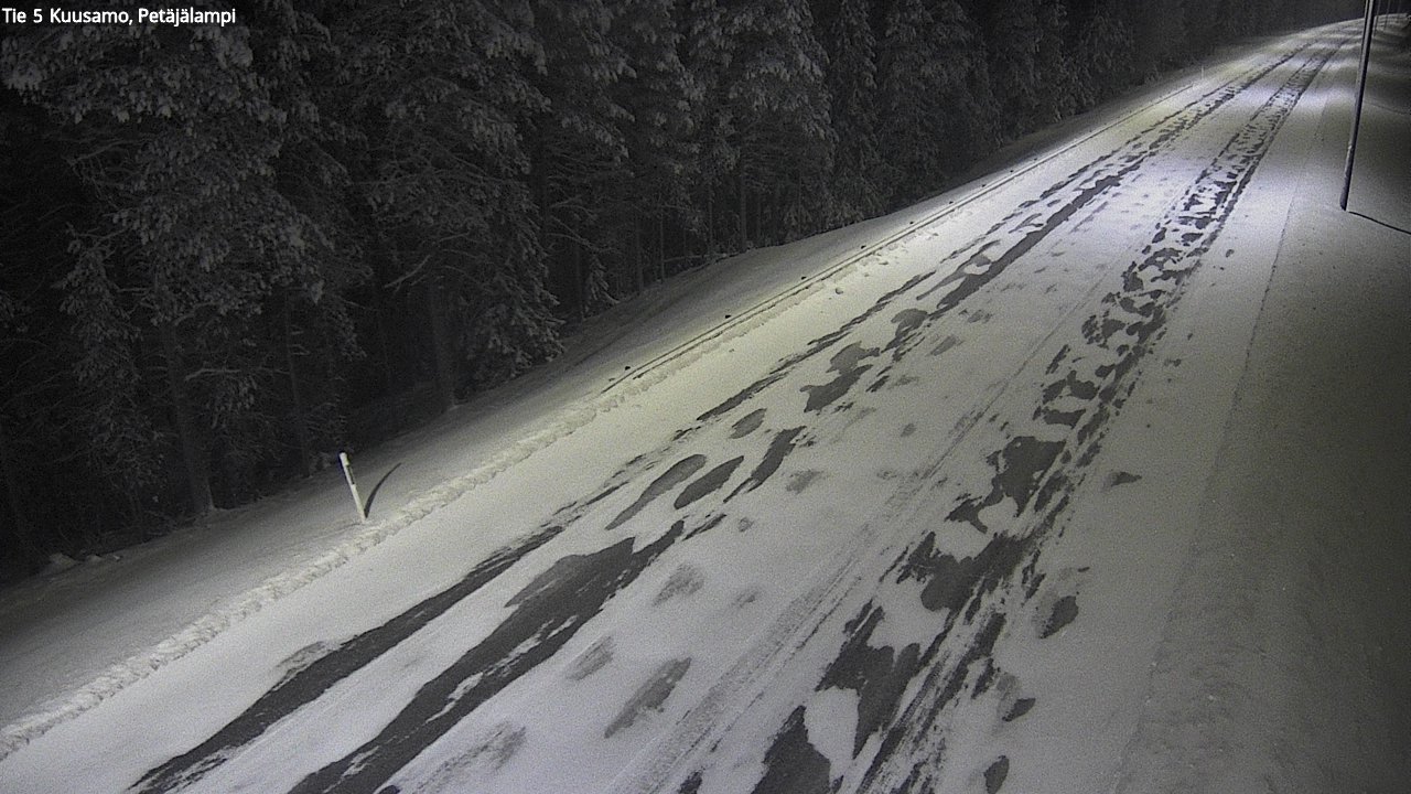 Kelikamerat Kuva Tie 5 Kuusamo, Petäjälampi, Kuusamo, Pohjois-Pohjanmaa