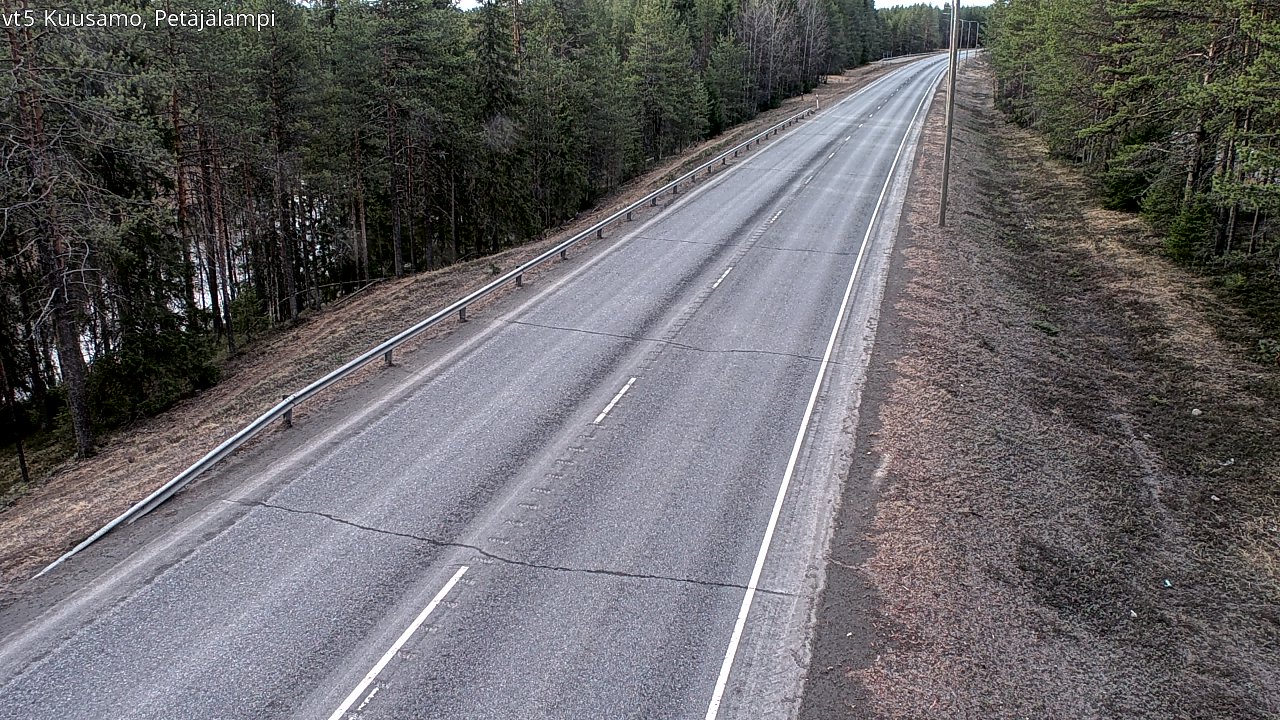 Kelikamerat Kuva Tie 5 Kuusamo, Petäjälampi, Kuusamo, Pohjois-Pohjanmaa