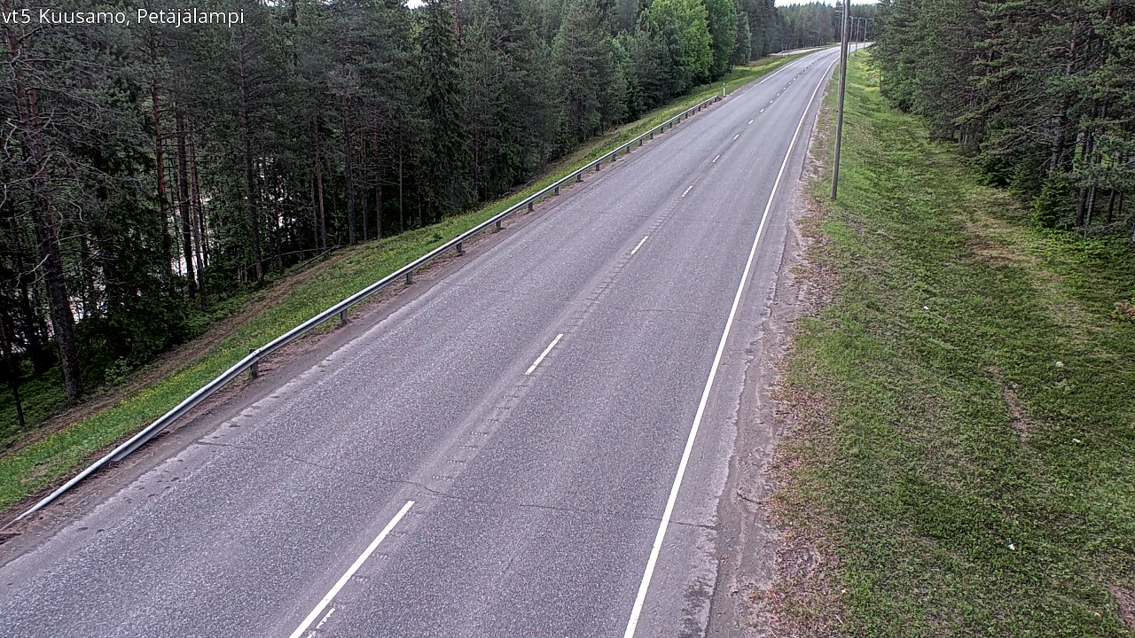 Kelikamerat Kuva Tie 5 Kuusamo, Petäjälampi, Kuusamo, Pohjois-Pohjanmaa