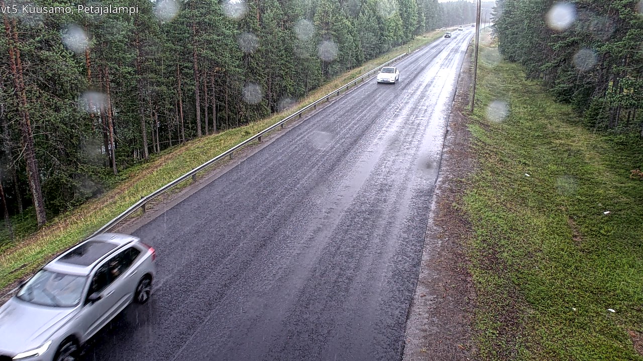 Kelikamerat Kuva Tie 5 Kuusamo, Petäjälampi, Kuusamo, Pohjois-Pohjanmaa