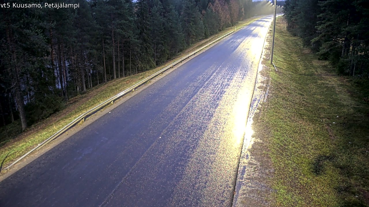 Weather Camera Image Road 5 Kuusamo, Petäjälampi, Kuusamo, Pohjois-Pohjanmaa