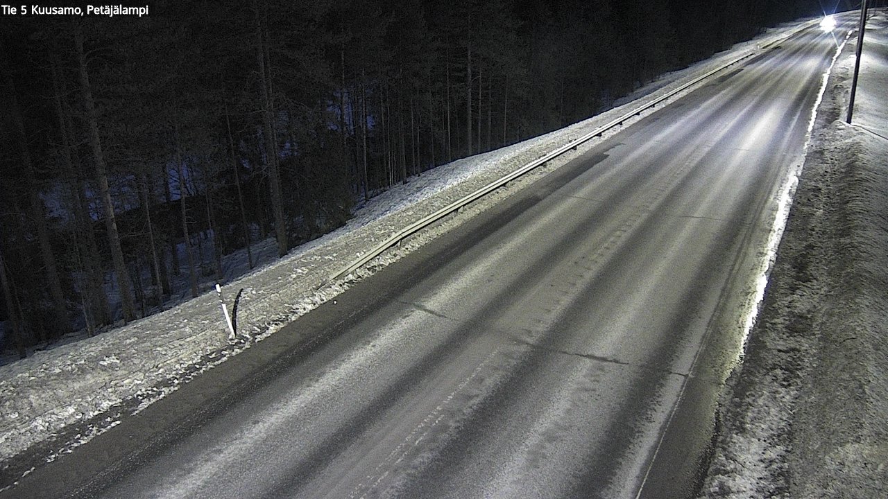 Weather Camera Image Road 5 Kuusamo, Petäjälampi, Kuusamo, Pohjois-Pohjanmaa