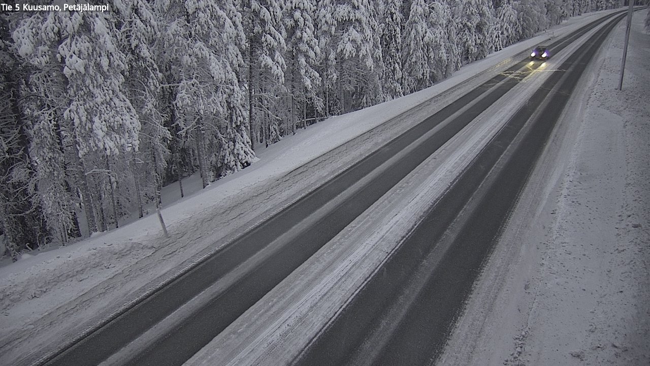 Kelikamerat Kuva Tie 5 Kuusamo, Petäjälampi, Kuusamo, Pohjois-Pohjanmaa