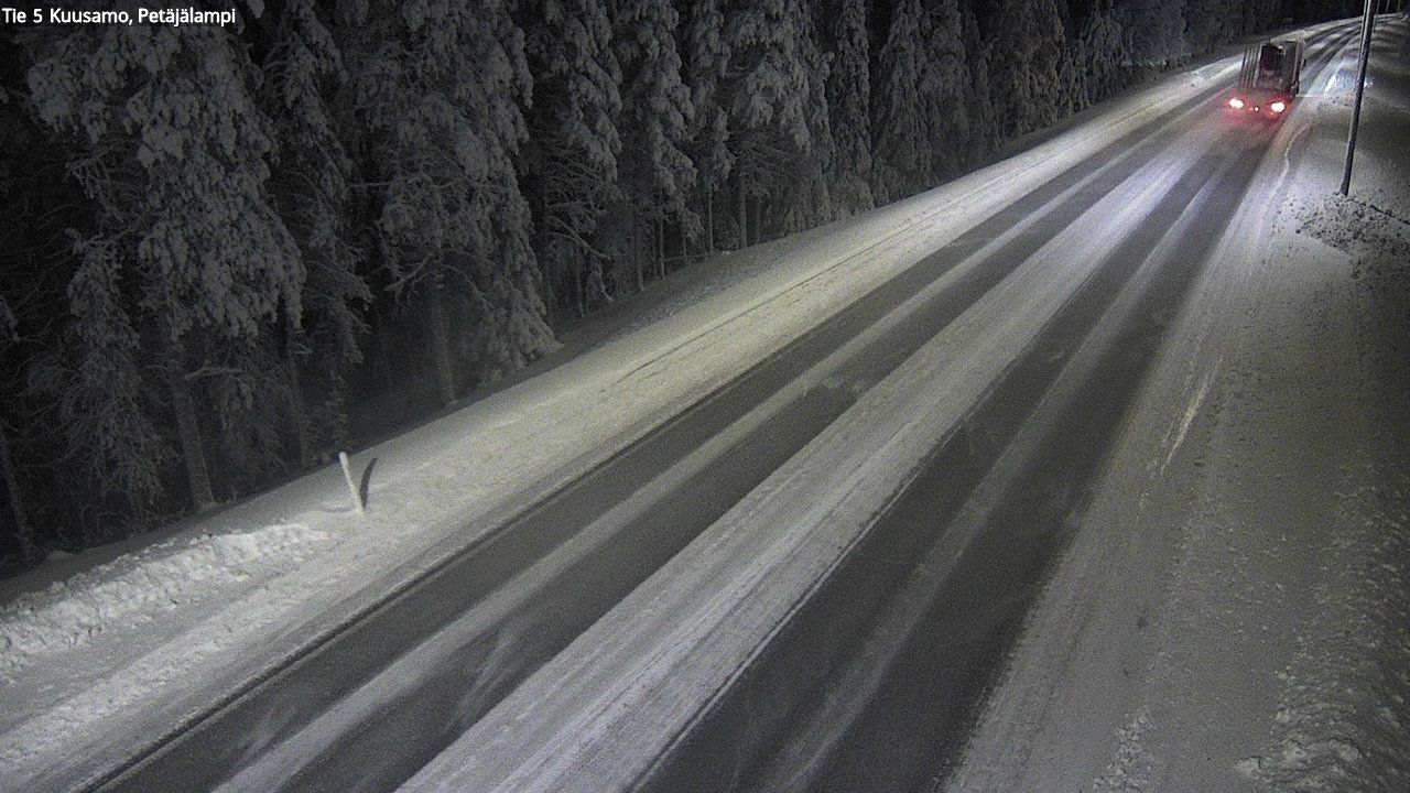 Kelikamerat Kuva Tie 5 Kuusamo, Petäjälampi, Kuusamo, Pohjois-Pohjanmaa