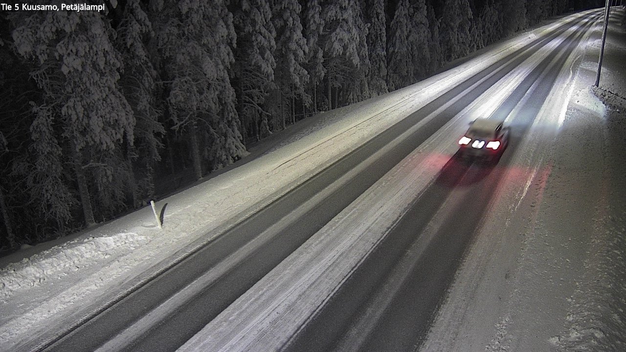 Kelikamerat Kuva Tie 5 Kuusamo, Petäjälampi, Kuusamo, Pohjois-Pohjanmaa