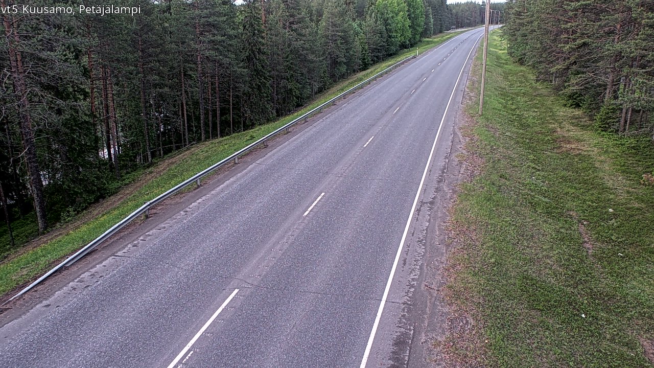 Kelikamerat Kuva Tie 5 Kuusamo, Petäjälampi, Kuusamo, Pohjois-Pohjanmaa