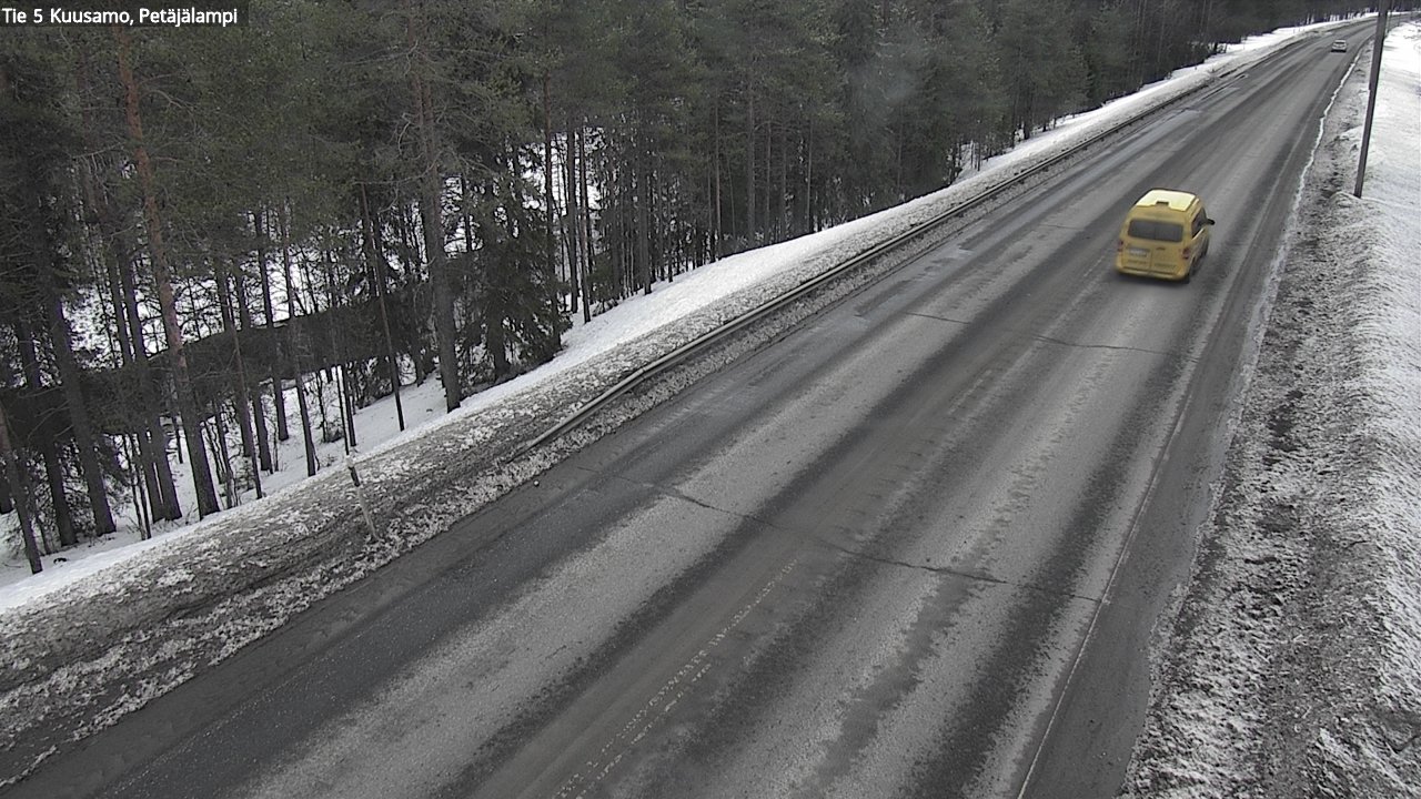 Weather Camera Image Väg 5 Kuusamo, Petäjälampi, Kuusamo, Pohjois-Pohjanmaa