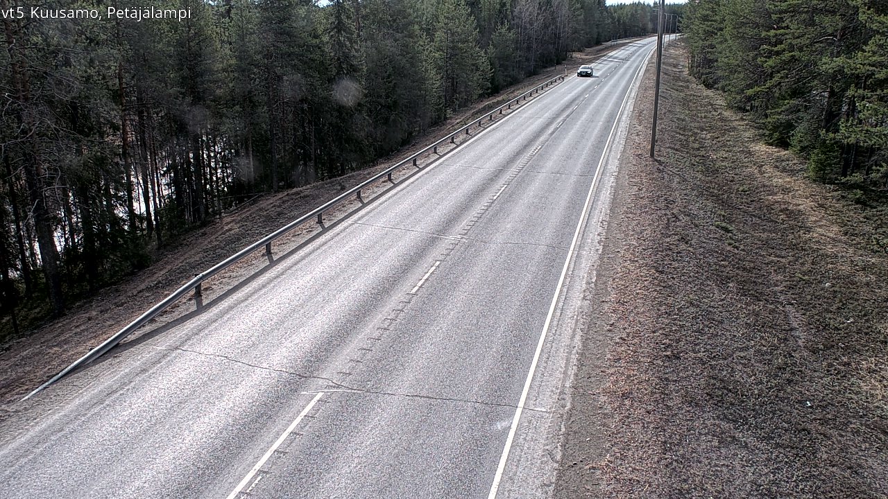 Kelikamerat Kuva Tie 5 Kuusamo, Petäjälampi, Kuusamo, Pohjois-Pohjanmaa