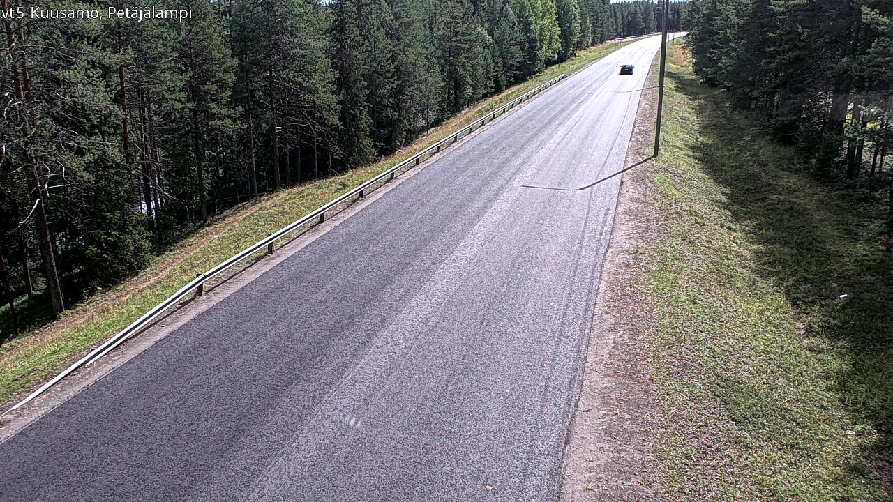 Weather Camera Image Road 5 Kuusamo, Petäjälampi, Kuusamo, Pohjois-Pohjanmaa