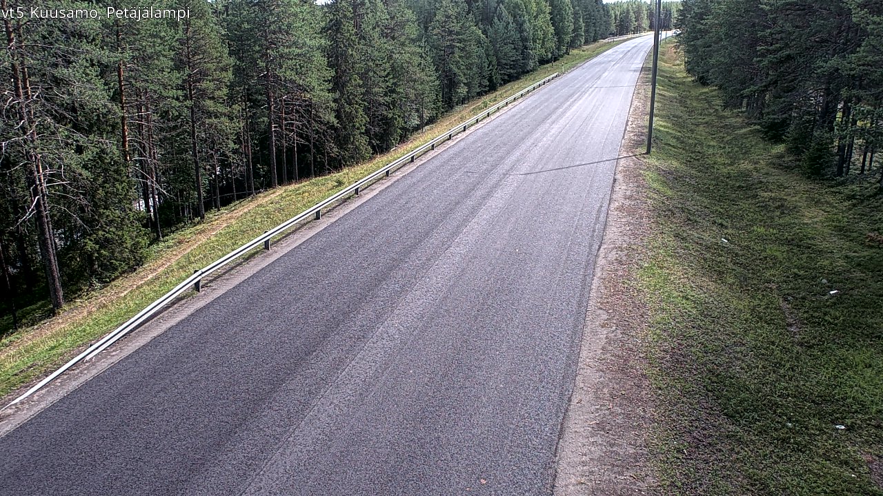 Weather Camera Image Road 5 Kuusamo, Petäjälampi, Kuusamo, Pohjois-Pohjanmaa