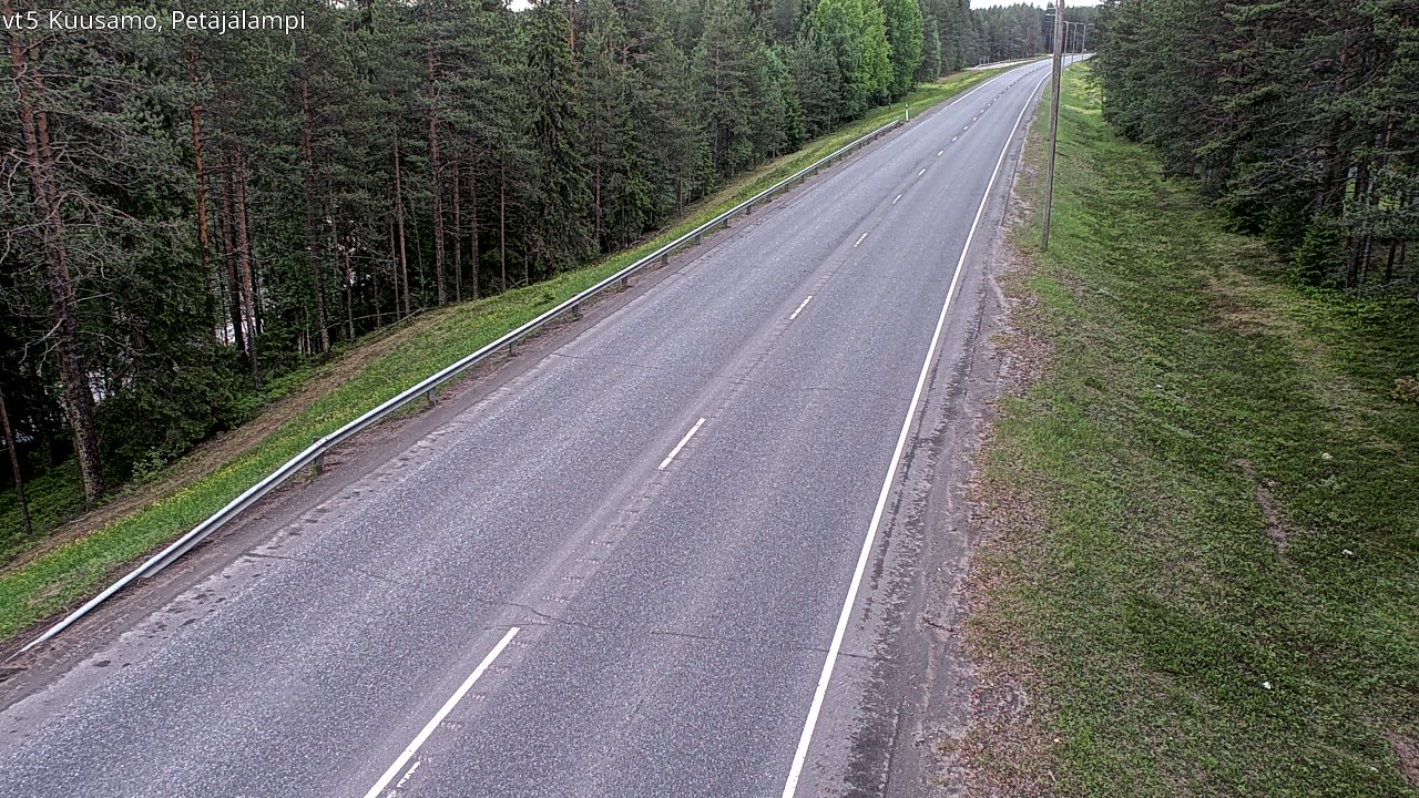 Kelikamerat Kuva Tie 5 Kuusamo, Petäjälampi, Kuusamo, Pohjois-Pohjanmaa