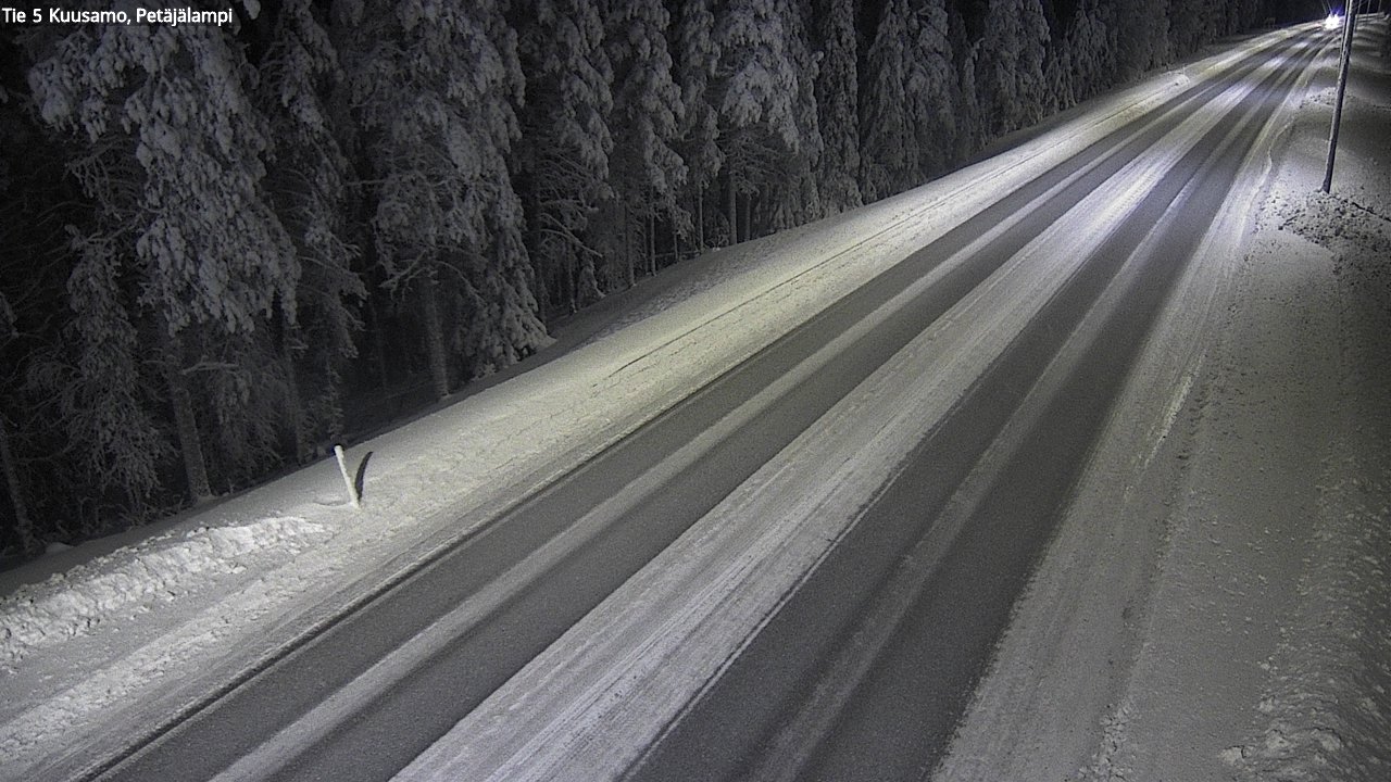 Weather Camera Image Road 5 Kuusamo, Petäjälampi, Kuusamo, Pohjois-Pohjanmaa