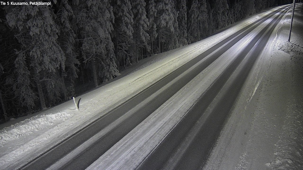 Kelikamerat Kuva Tie 5 Kuusamo, Petäjälampi, Kuusamo, Pohjois-Pohjanmaa