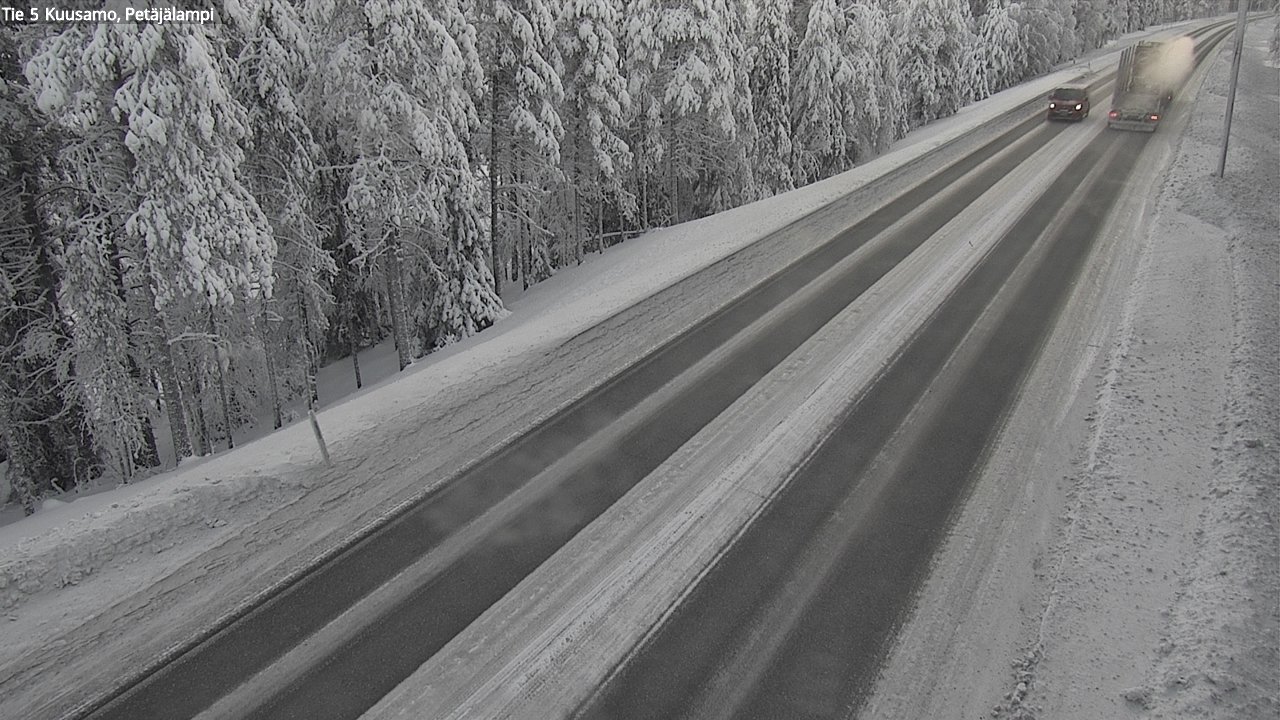 Kelikamerat Kuva Tie 5 Kuusamo, Petäjälampi, Kuusamo, Pohjois-Pohjanmaa