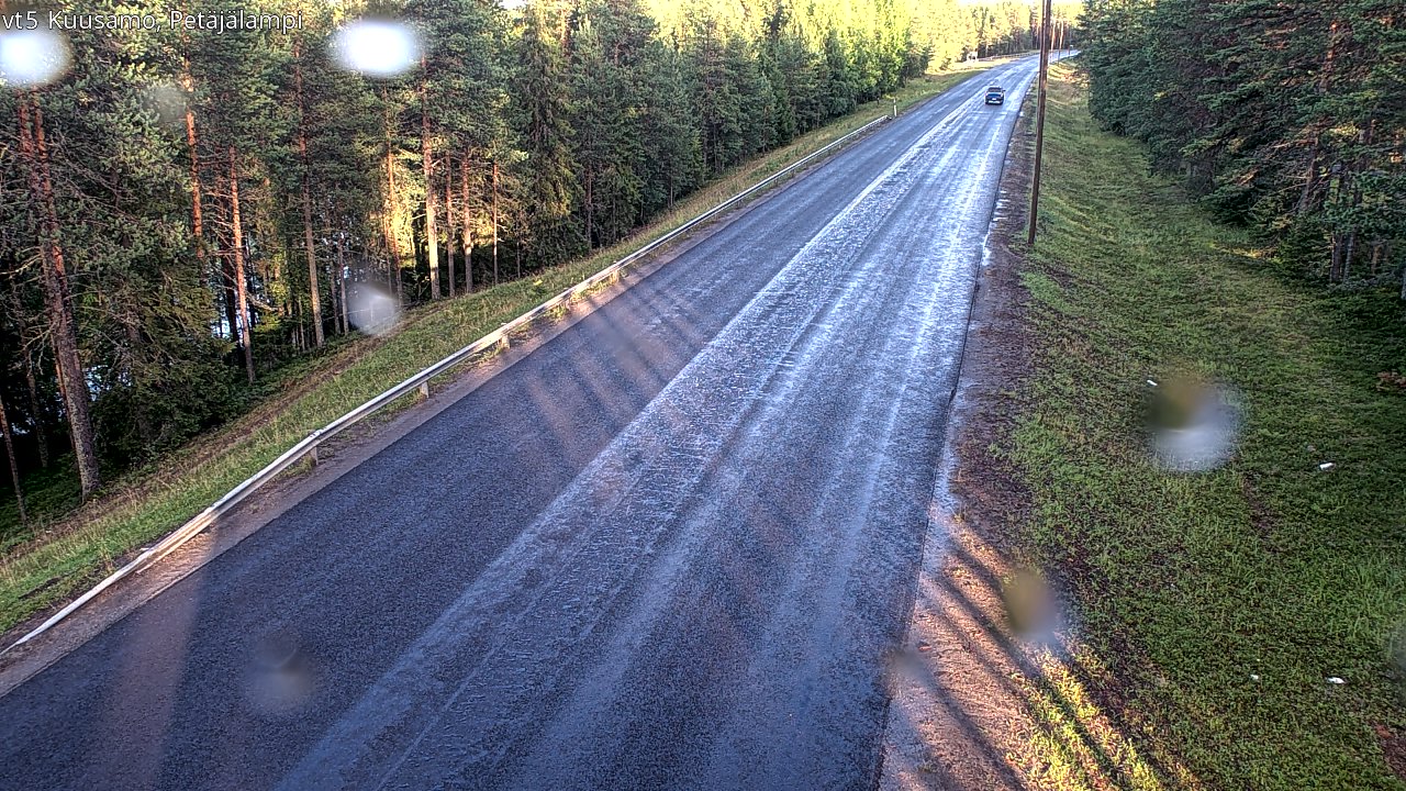 Kelikamerat Kuva Tie 5 Kuusamo, Petäjälampi, Kuusamo, Pohjois-Pohjanmaa