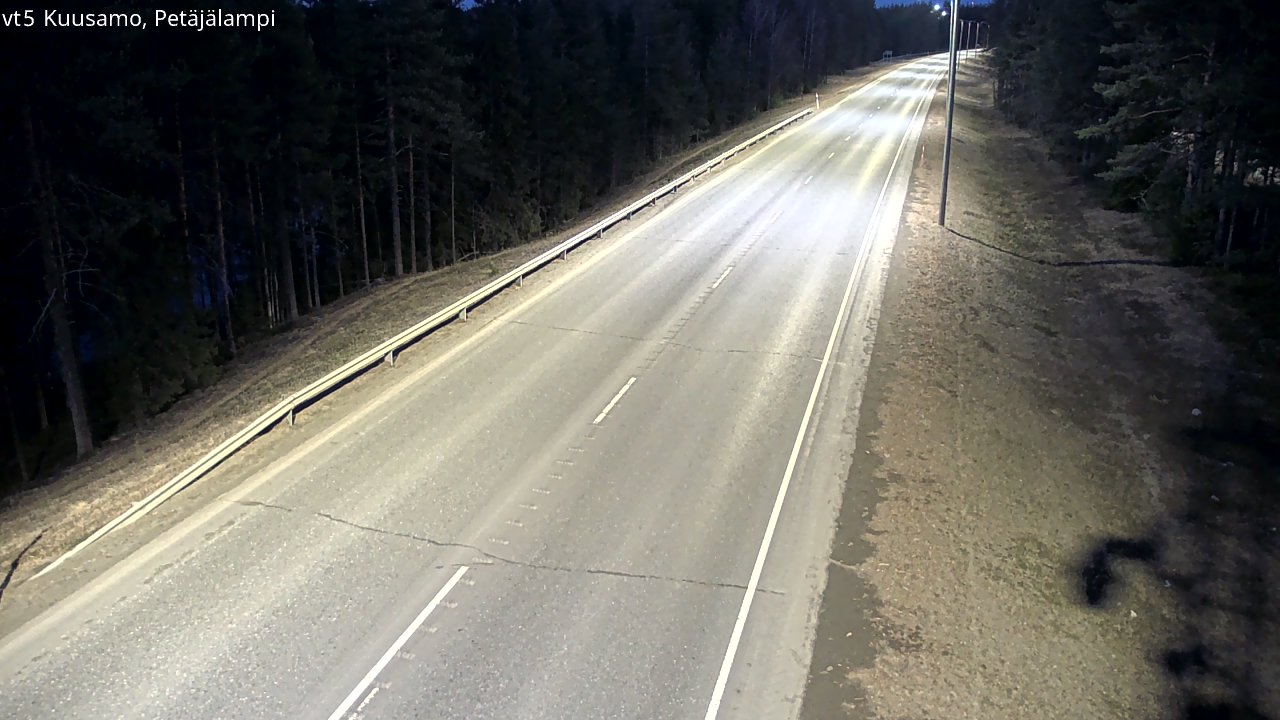 Kelikamerat Kuva Tie 5 Kuusamo, Petäjälampi, Kuusamo, Pohjois-Pohjanmaa